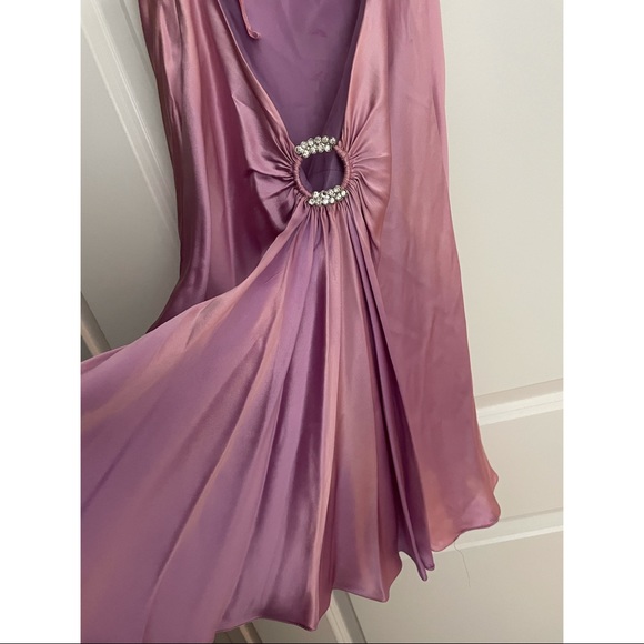 Blush with purple undertone mini dress size 8/10 - Picture 6 of 6
